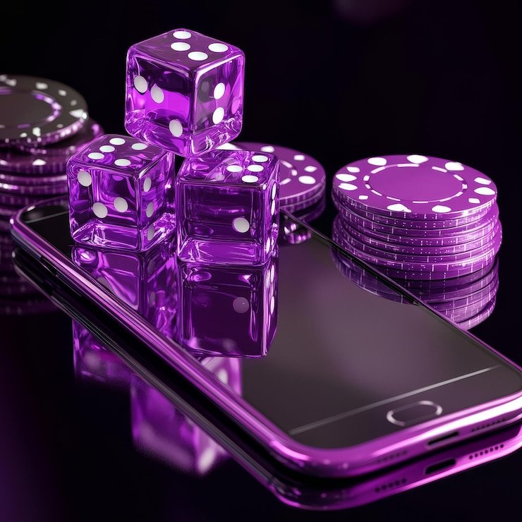 Layar unduhan aplikasi mega wheel menampilkan opsi Android, iOS, dan Web